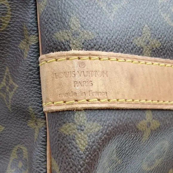 LOUIS VUITTON KEEPALL 60 BANDOULIERE TRAVEL BAG MONOGRAM - Picture 7 of 12